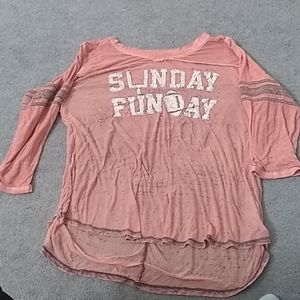 Maurice's burnout long sleeve tee size 3